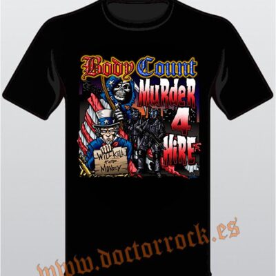 Camiseta Body Count Murder 4 Hire
