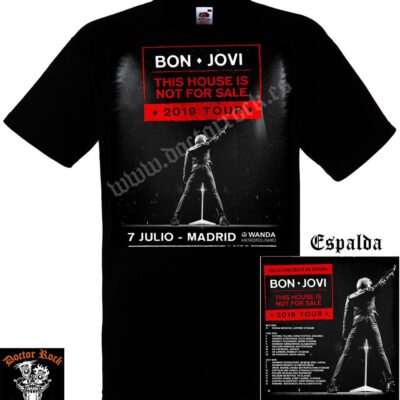 Camiseta Bon Jovi 2019 Madrid