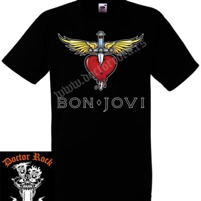 Camiseta Bon Jovi Logo Color