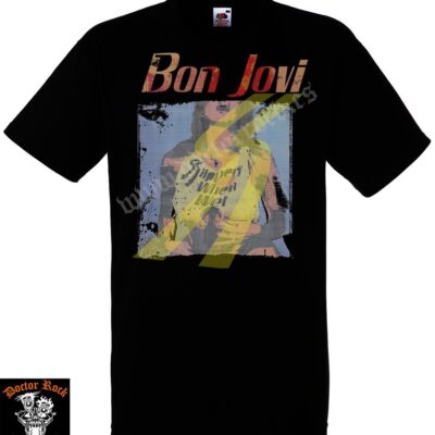 Camiseta Bon Jovi Slippery Distressed
