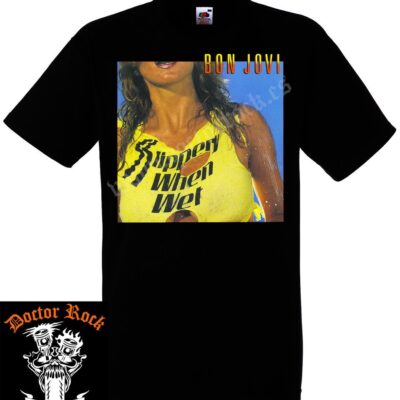 Camiseta Bon Jovi Slippery When Wet Album