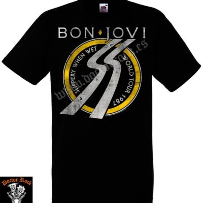Camiseta Bon Jovi World Tour 1987