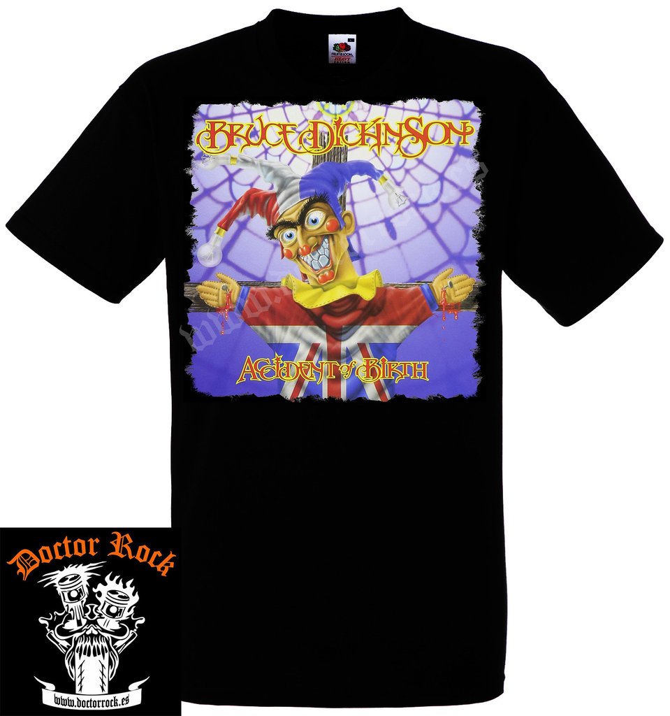 Camiseta Bruce Dickinson Accident Of Birth Mod 2