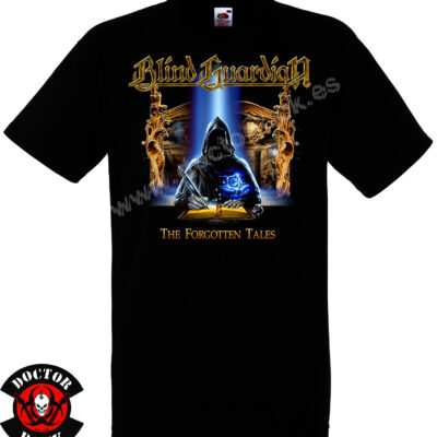 Camiseta negra Blind Guardian The Forgotten Tales de 100% algodón