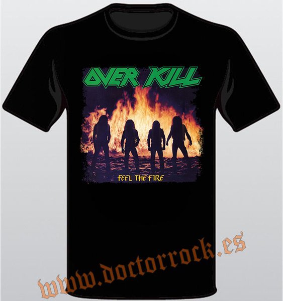 Camiseta Overkill Feel the Fire