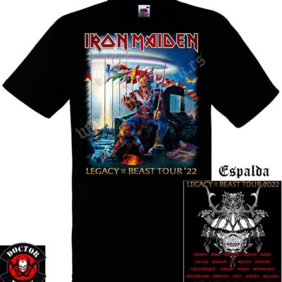 Camiseta Iron Maiden 2022 Tour