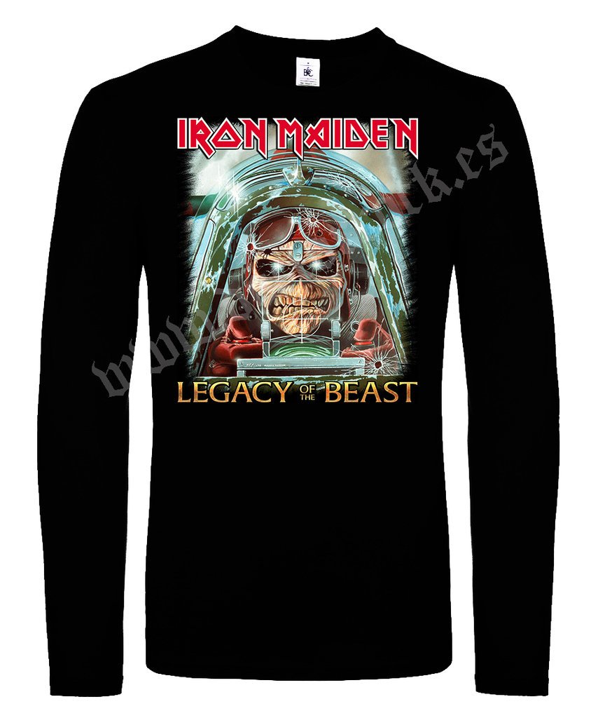 Camiseta Iron Maiden Aces High M/L