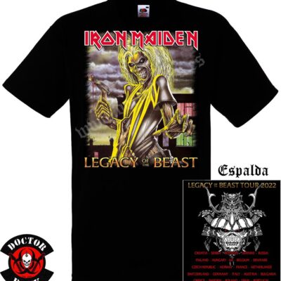 Camiseta Iron Maiden Killers 2022