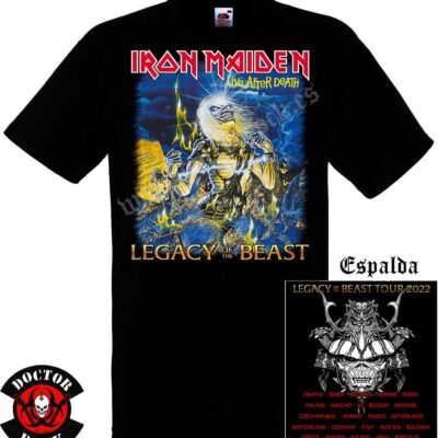 Camiseta Iron Maiden Live After Death 2022