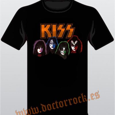 Camiseta Kiss Paul Ace Peter Gene