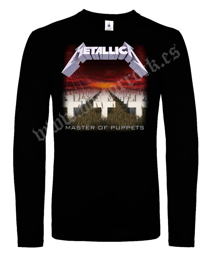 Camiseta Metallica Master Of Puppets M/L