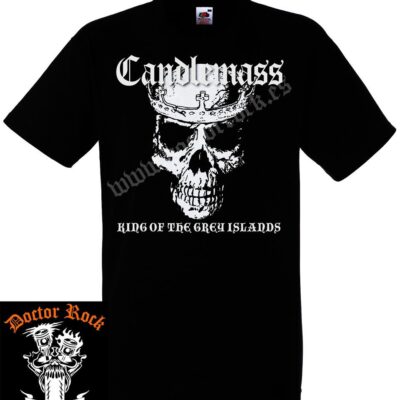 Camiseta Candlemass King Of The Grey Islands