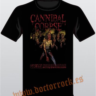 Camiseta Cannibal Corpse Global Evisceration
