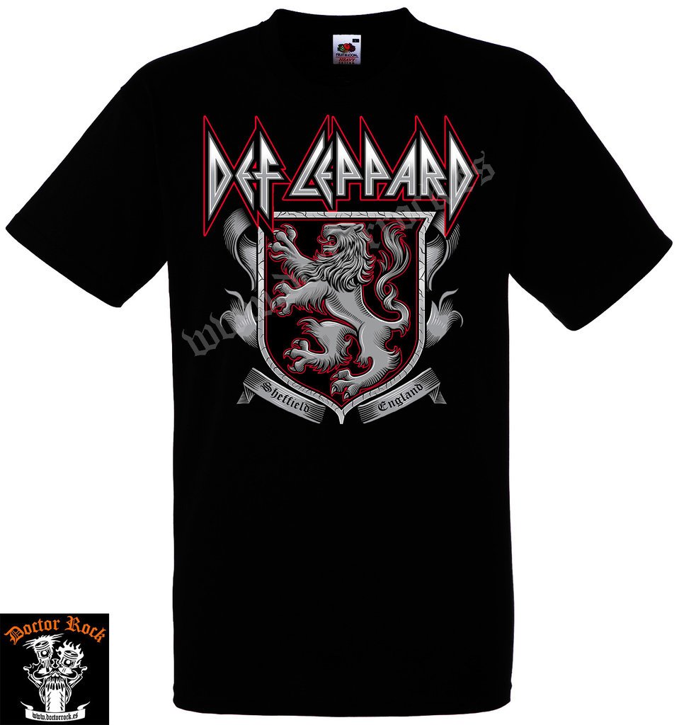 Camiseta Def Leppard Crest Logo