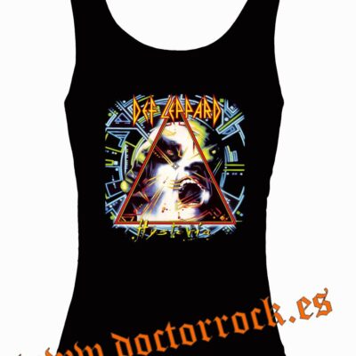 Camiseta Def Leppard Hysteria Tirantes
