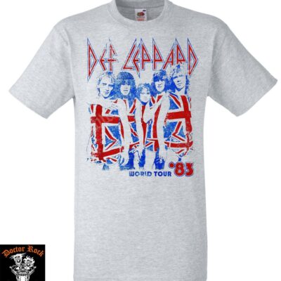 Camiseta Def Leppard World Tour 83