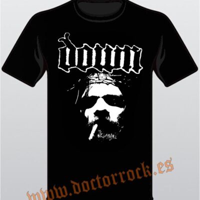 Camiseta Down Smoking Jesus