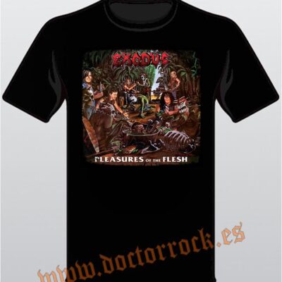Camiseta Exodus Pleasures Of The Flesh