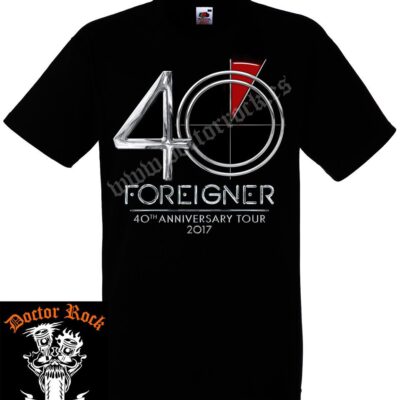 Camiseta Foreigner 40th Anniversary Tour