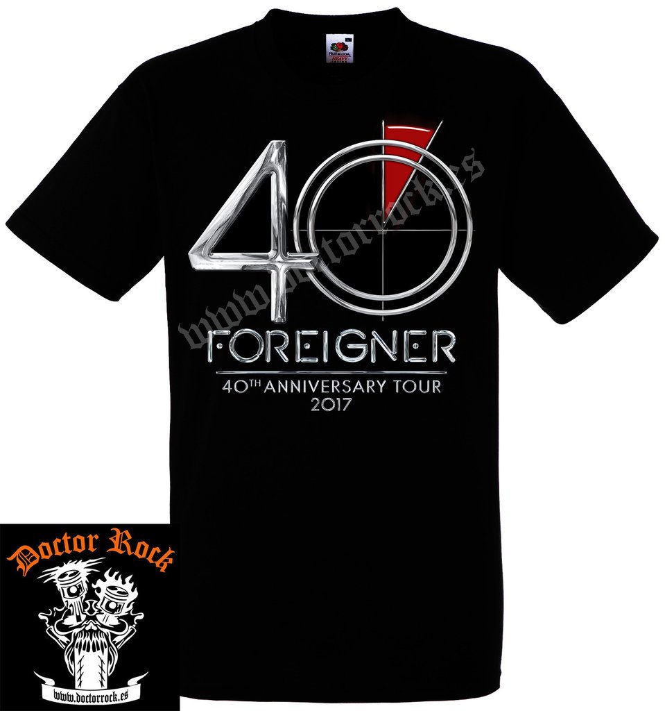 Camiseta Foreigner 40th Anniversary Tour