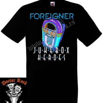 Camiseta Foreigner Jukebox Heroes