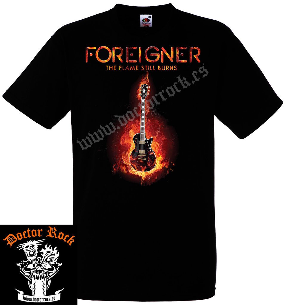 Camiseta Foreigner The Flame Still Burns