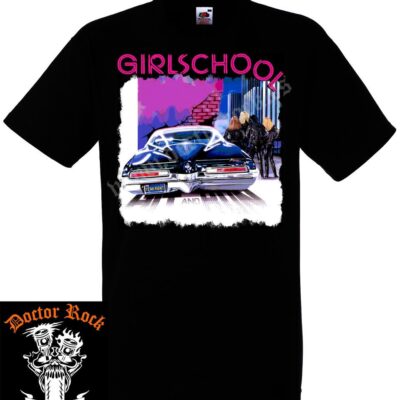 Camiseta Girlschool Hit And Run