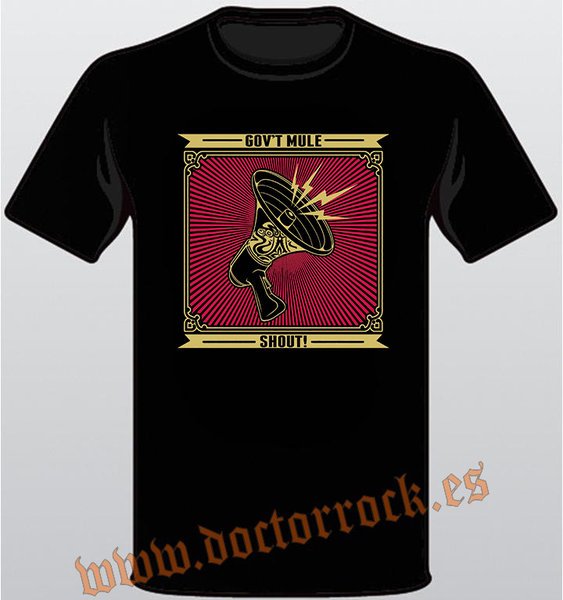 Camiseta Gov t Mule Shout