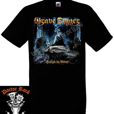 Camiseta Grave Digger Healed By Metal