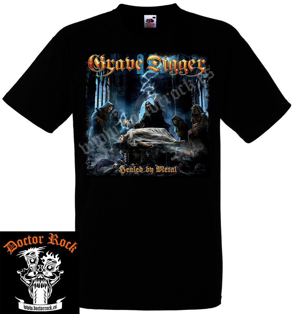 Camiseta Grave Digger Healed By Metal