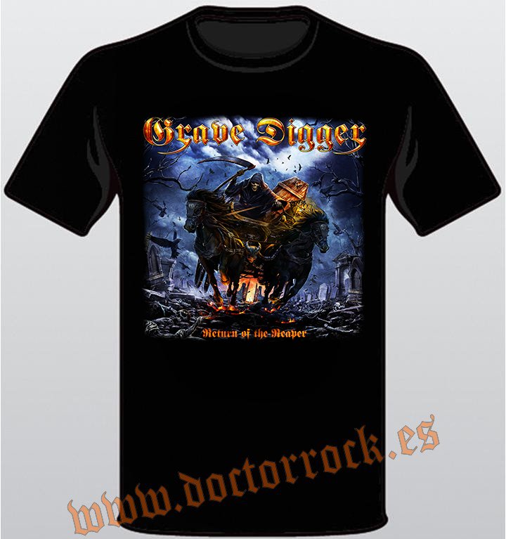 Camiseta Grave Digger Return Of The Reaper