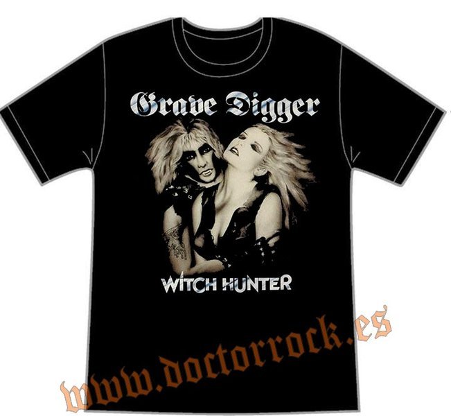 Camiseta Grave Digger Witch Hunter