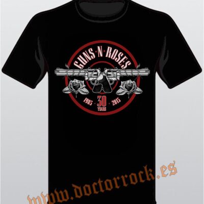Camiseta Guns N Roses 30 Years