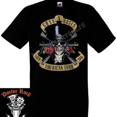 Camiseta Guns N Roses North American Tour 2016