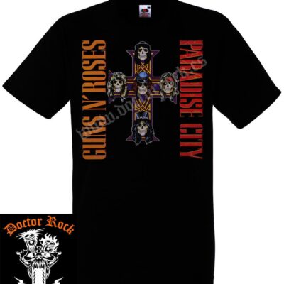 Camiseta Guns N roses Paradise City Mod 2