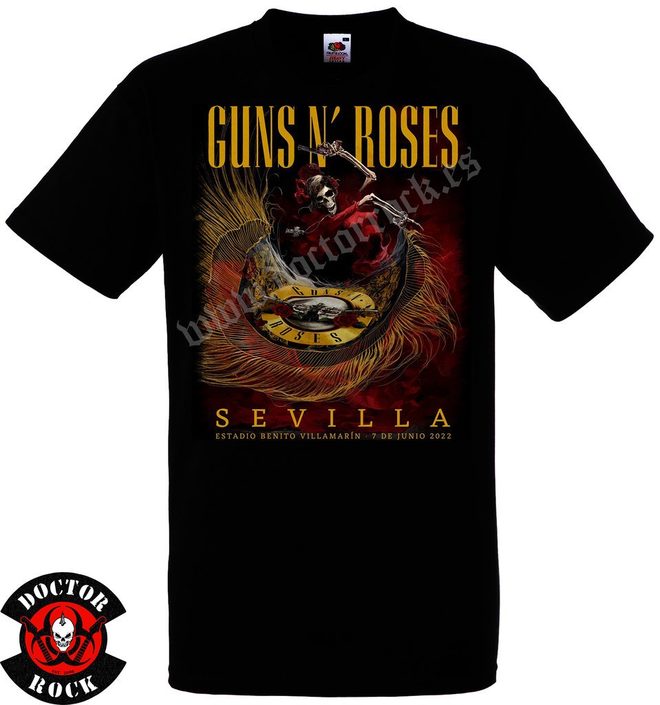Camiseta Guns N Roses 7 junio 2022 Sevilla