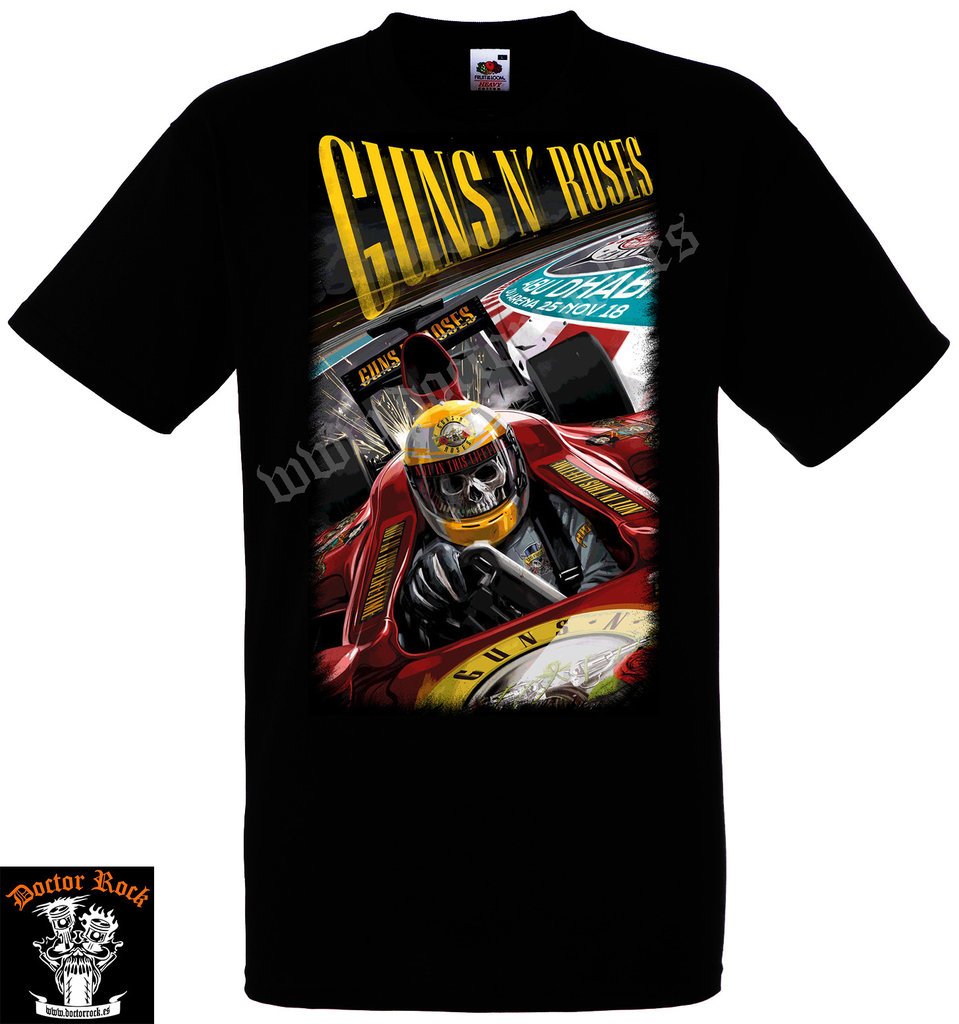 Camiseta Guns N Roses Abu Dhabi 2018