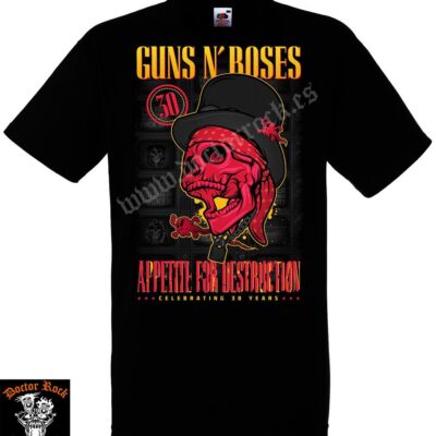 Camiseta Guns N Roses Appetite 30 Years