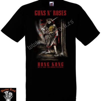 Camiseta Guns N Roses Hong Kong 2018