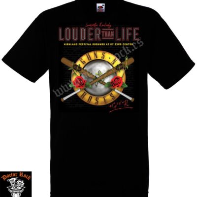 Camiseta Guns N Roses Louder Than Life