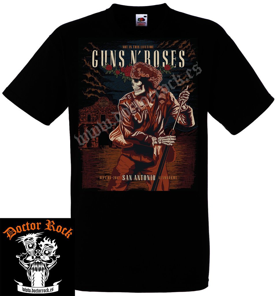 Camiseta Guns N Roses San Antonio