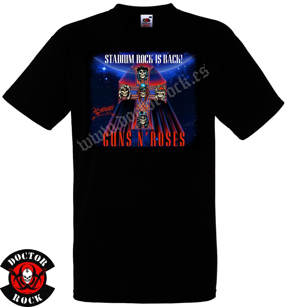 Camiseta Guns N Roses Stadium Rock Is Back