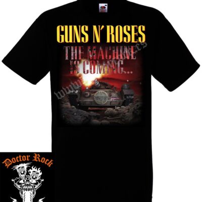 Camiseta Guns N Roses The Machine Is Coming...