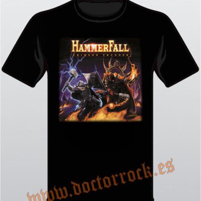 Camiseta Hammerfall Crimson Thunder