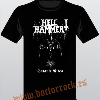 Camiseta Hellhammer Satanic Rites