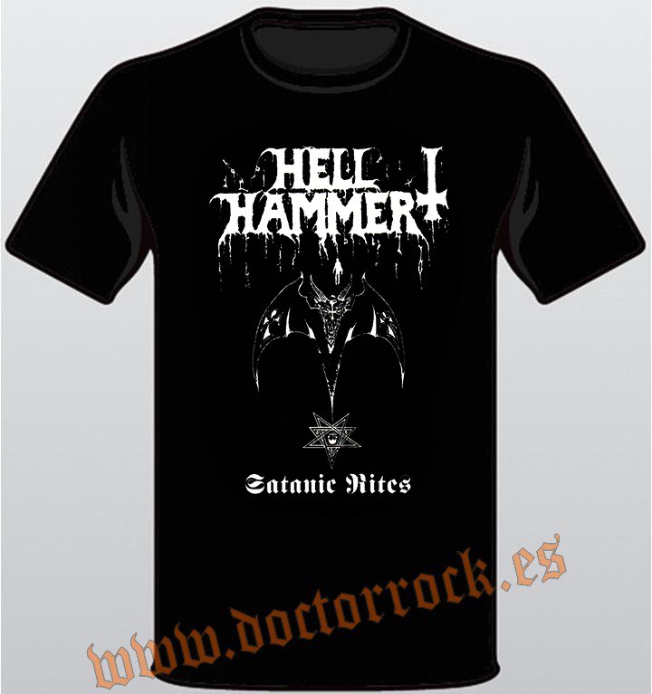Camiseta Hellhammer Satanic Rites