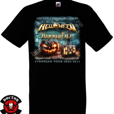 Camiseta Helloween Hammerfall European Tour 22/23