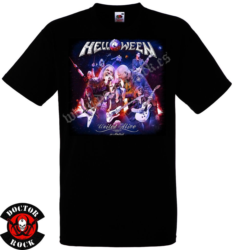 Camiseta Helloween United Alive In Madrid