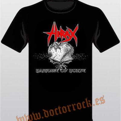 Camiseta Hirax Barrage Of Noise