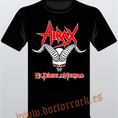 Camiseta Hirax El Diablo Negro